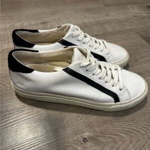 (SOLD) Madewell White and Black Sneakers